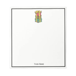 Staplad Wrapped Julklapp Julafton Anteckningsblock