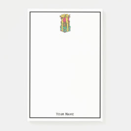 Staplad Wrapped Julklapp Julafton Post-it Block