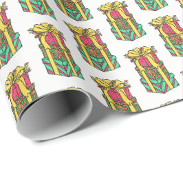 Staplad Wrapped Julklapp Julafton Presentpapper