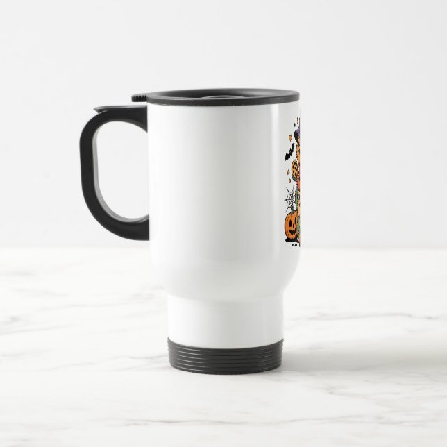 Staplade, böjda drakar Halloween-design Resemugg (Vänster)