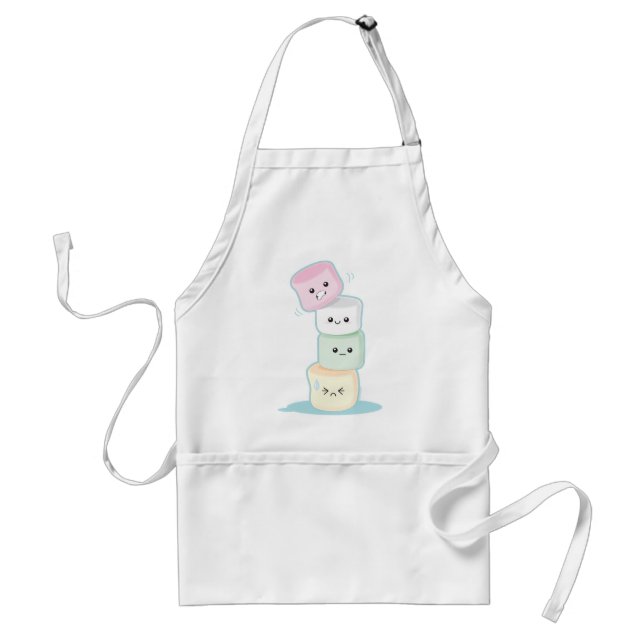 Staplade Marshmallows Förkläde (Framsidan)