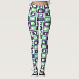 Staplade rektanglar leggings