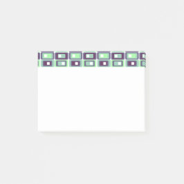 Staplade rektanglar post-it block