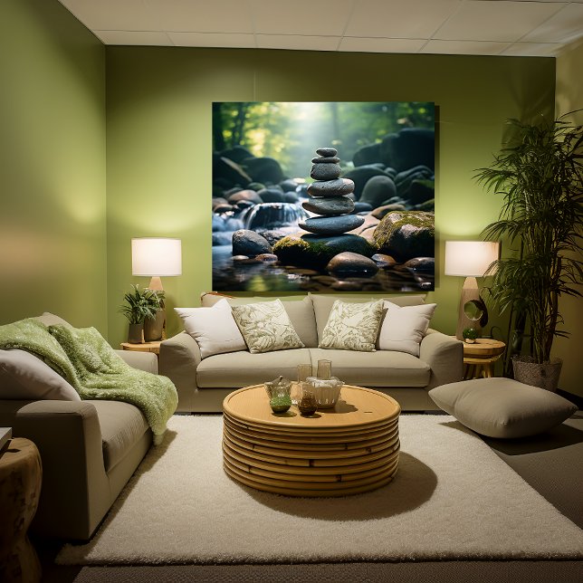 Staplade staplar canvastryck (For Illustration Purposes Only.
Actual Size May Vary.)