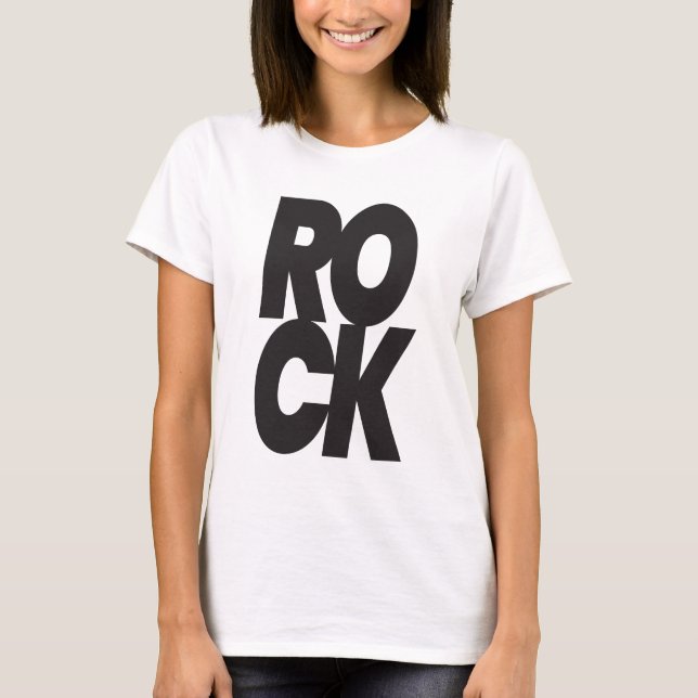 Staplade stenar typografi t shirt (Framsida)