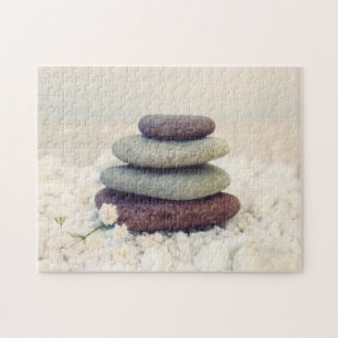 Staplade stoner Meditative Cairn Pussel
