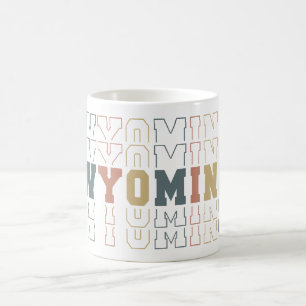 Staplade Wyoming Ordkonst Kaffemugg