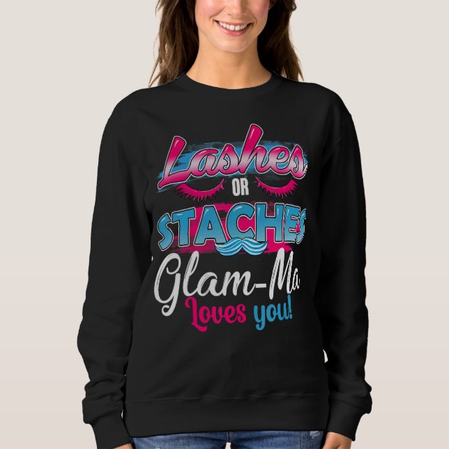 Staplar eller snedstreck Glam Morsa Kärlek Du har  T Shirt (Framsida)