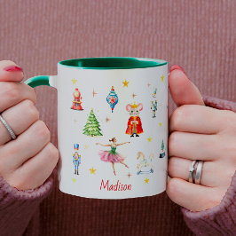 Staplar för Cute vattenfärgsmuskler stjärnor Mugg