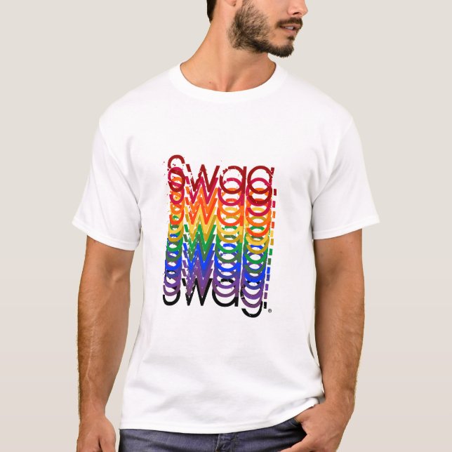 Staplat bylte tee shirt (Framsida)