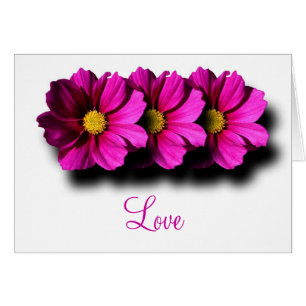 Staplat kosmos hälsningskort