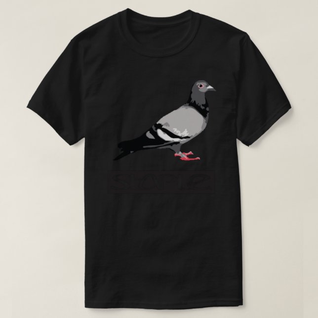 Staple Pigeon-etikett.png T Shirt (Design framsida)