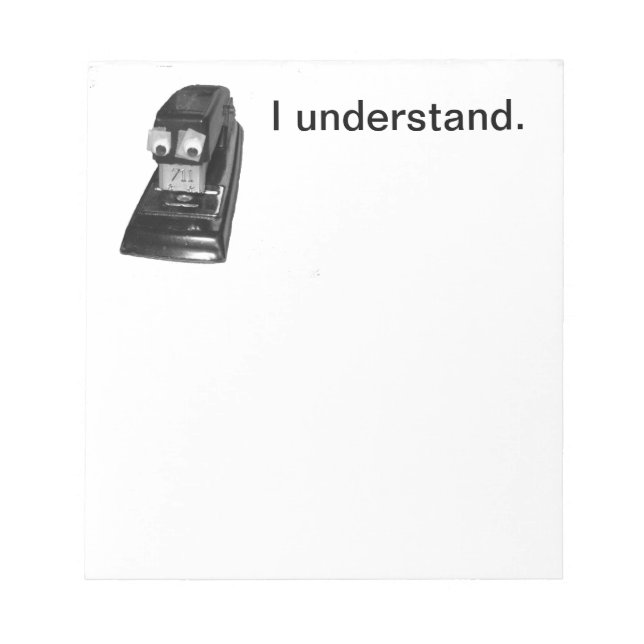 Stapler Guy Anteckningsblock (Framsida)