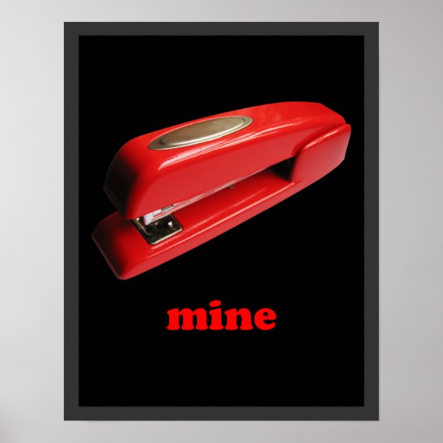 Stapler Mine Poster (Framsidan)