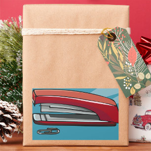 Stapler Rektangulärt Klistermärke