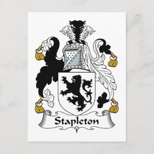 Stapleton Family Crest Vykort