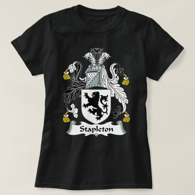 Stapleton Jackar Arm Family Crest T Shirt (Design framsida)