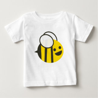 Stappla humlautslagsplatsen för baby t shirt