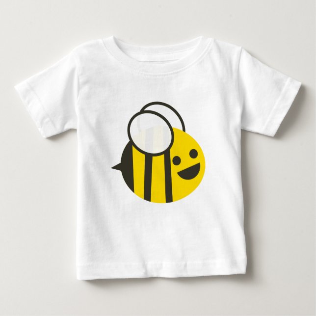 Stappla humlautslagsplatsen för baby t shirt (Framsida)