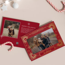 Star Art Deco Photo Lycklig Helgdag