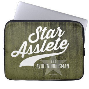 Star Asslete (Avid Indoorsman) Laptop Fodral