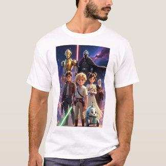Star Battles | Whimsiskal Rymdäventyrsbesättning T Shirt