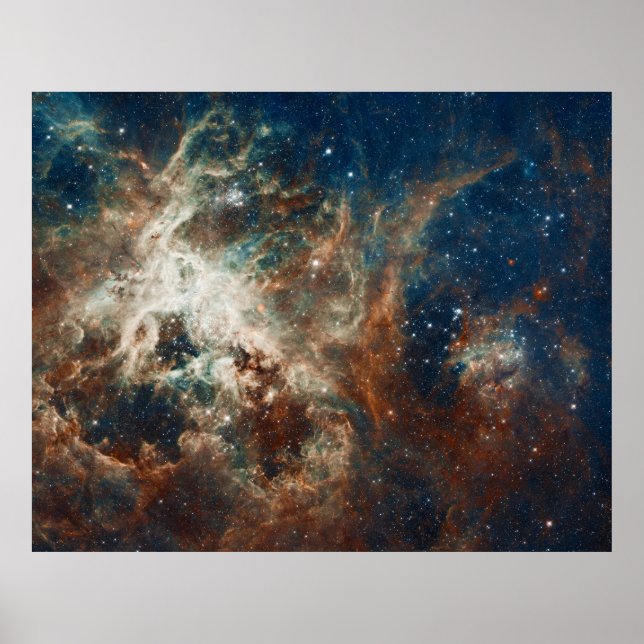 Star Birth in 30 Doradus Tarantula Nebula NGC 2070 Poster (Framsidan)