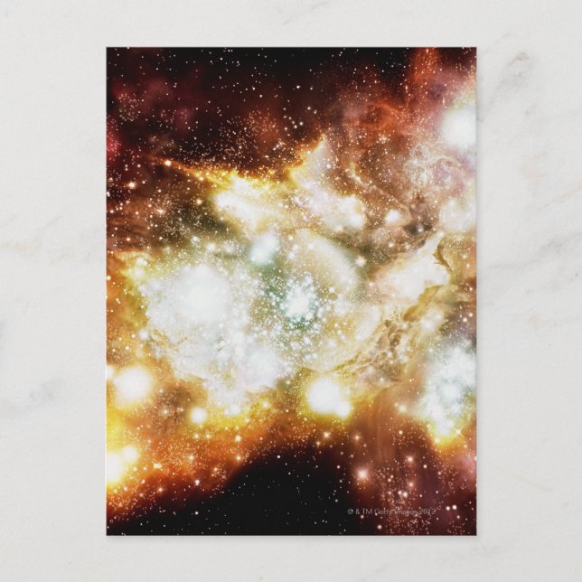 Star Birth Toppen Cluster Vykort (Framsida)