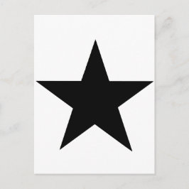 Star Black The MUSEUM Zazzle Gåvor Vykort