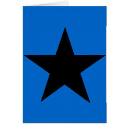 Star Black the MUSEUM Zazzle Gifts Hälsningskort