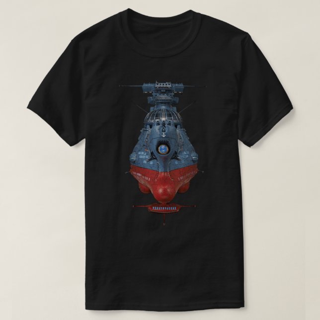 Star Blazers - Ginga - Battleshöft - Yamato - Dist T Shirt (Design framsida)