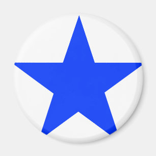 Star Blue MUSEUM Zazzle-gåvor Magnet