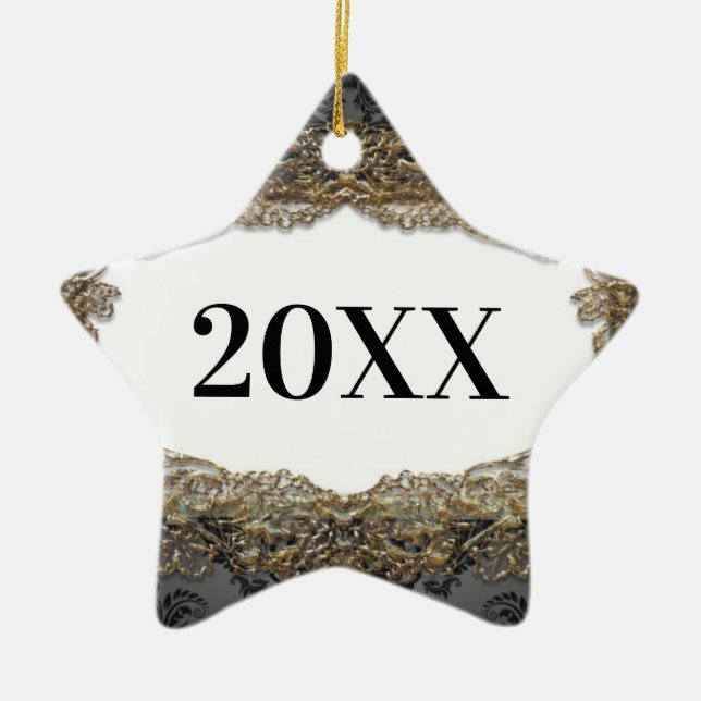 Star Bright - första jul Julgransprydnad Keramik (Framsidan)