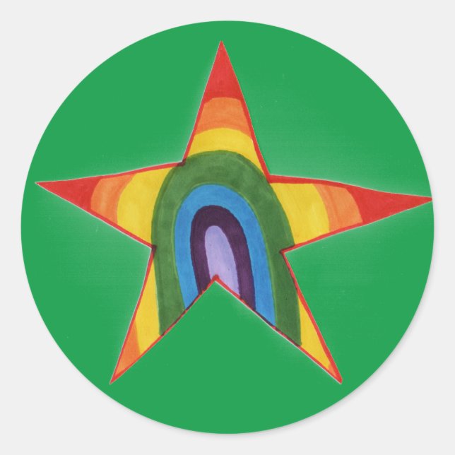 Star Bright Runt Klistermärke (Framsida)