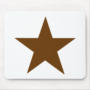 Star Brown MUSEUM Zazzle-gåvor Musmatta