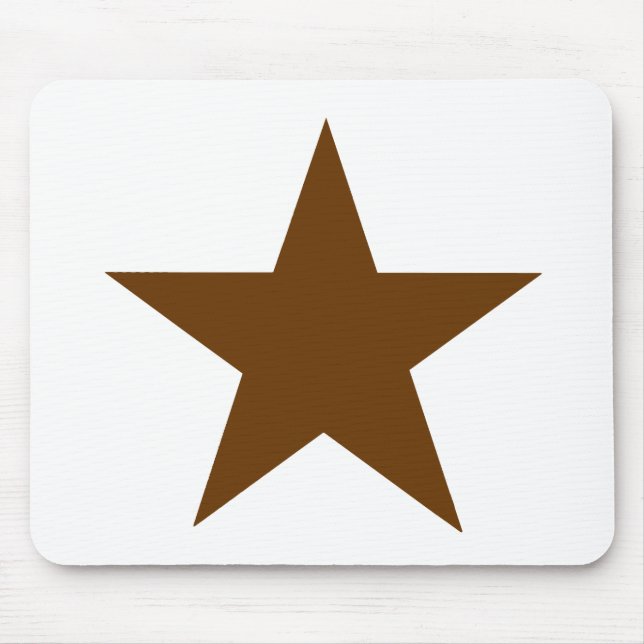 Star Brown MUSEUM Zazzle-gåvor Musmatta (Framsidan)