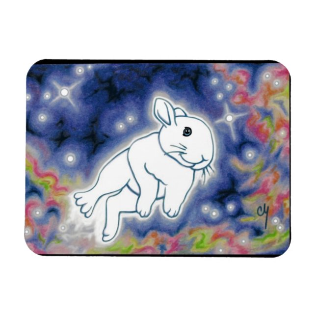 Star Bunny av Carrie Michael Magnet (Horisontell)