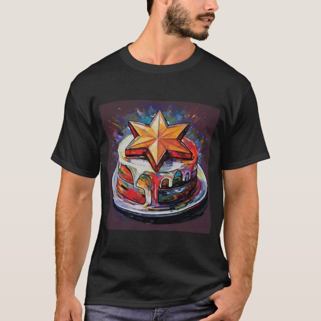Star Cake T Shirt (Framsida)