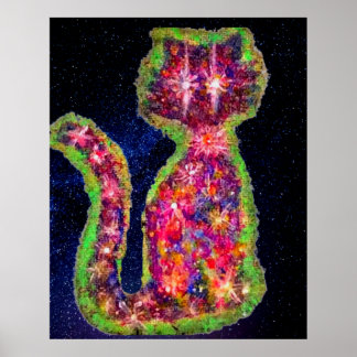 Star Cat-Poster Poster