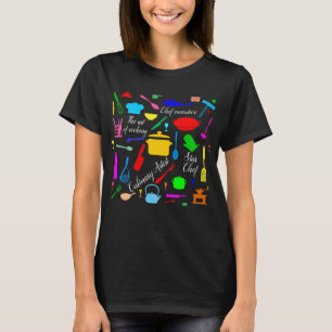 Star Chef roligt, elegant, unikt, anpassade T-shirt