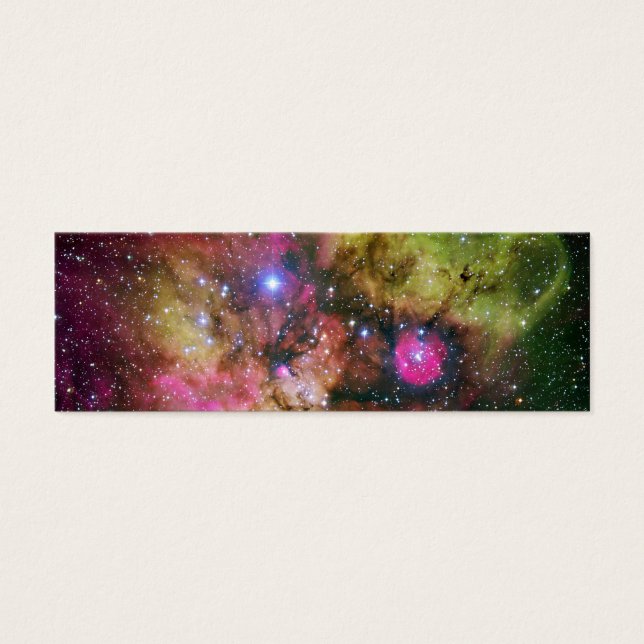 Star Cluster Nebula NGC 2467 Litet Visitkort (Framsidan)
