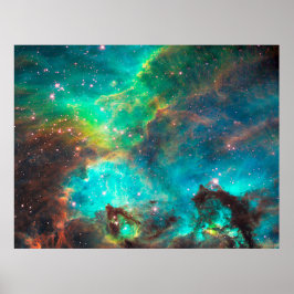 Star Cluster NGC 2074 in Cosmic Cloud Value Poster