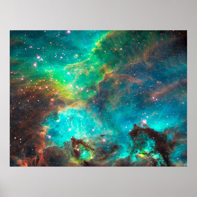 Star Cluster NGC 2074 in Cosmic Cloud Value Poster (Framsidan)