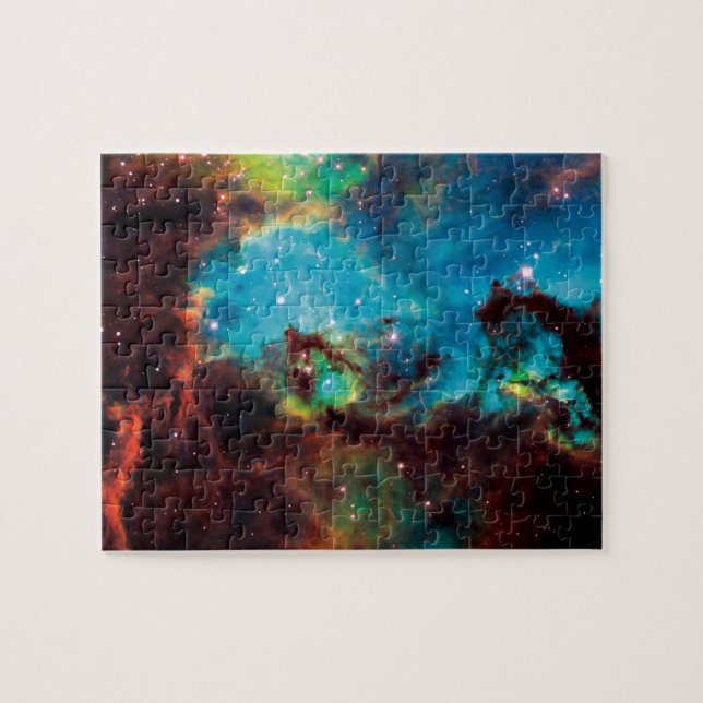 Star Cluster NGC 2074 Tarantula Nebula Space Photo Pussel (Horisontell)