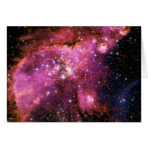 STAR CLUSTER NGC-346 (rymden) ~ Hälsningskort