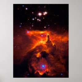 Star Cluster Pismis 24-skönhet i rymden Poster