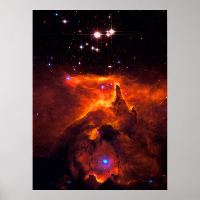 Star Cluster Pismis 24-skönhet i rymden Poster (Framsidan)