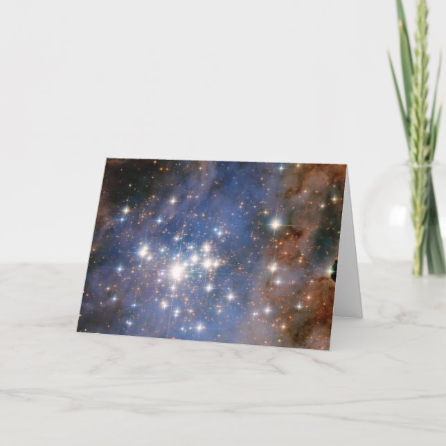 Star Cluster Trumpler 14. Kort (Framsida)