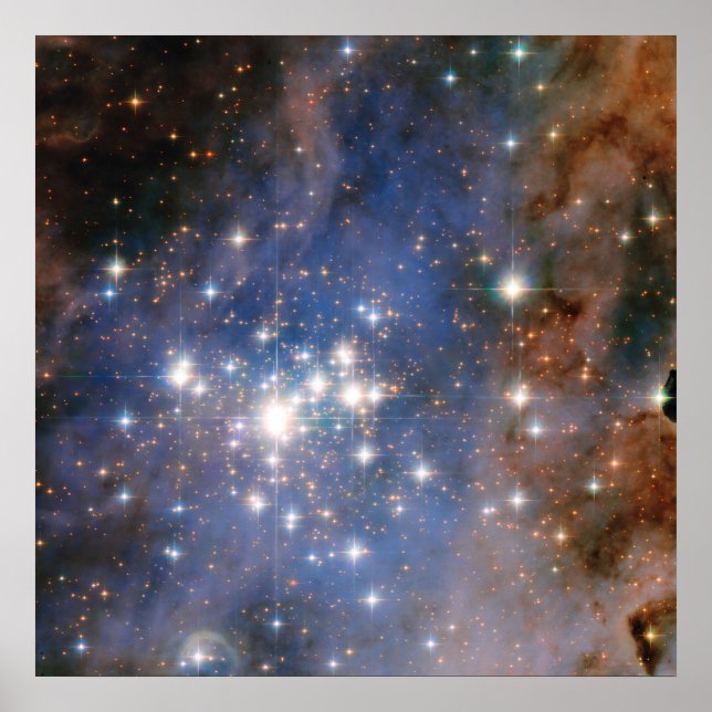 Star Cluster Trumpler 14. Poster (Framsidan)