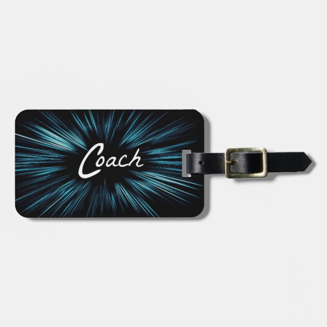 Star Coach Luggage Tag Bagagebricka (Horisontell Framsida)